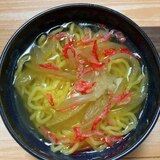 玉ねぎ炒めのオリジナル塩ラーメン